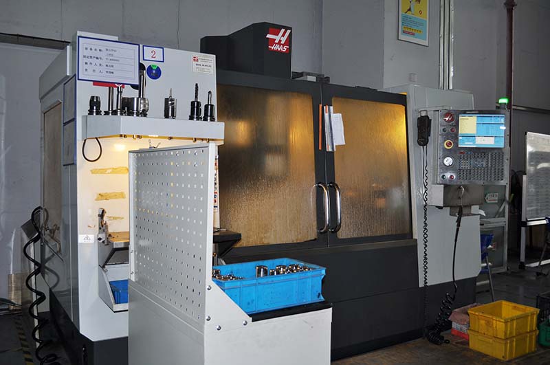 Haas machining center